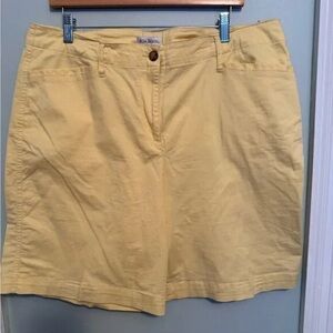 Yellow Khaki Shorts